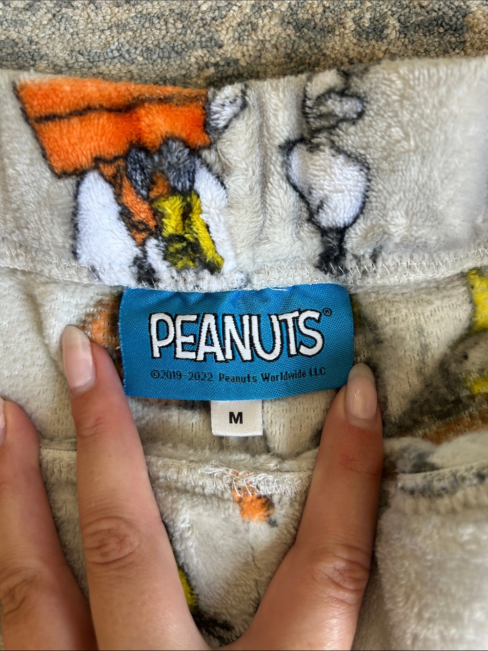 Peanuts Fleece Snoopy Halloween Pajama Bottoms - Picture 3 of 4